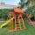 Multi Purpose Children Playground Wooden Swing Set for sale