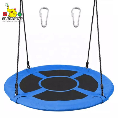 PC-MC04KD Saucer Swing Soft 40 inch Outdoor Kid Foldable Saucer Round Mat Platform Tree Swing For Baby