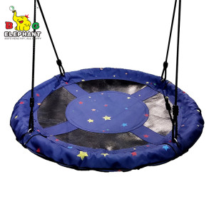 PC-MC04KD Customized Star Pattern Platform Swing Saucer Tree Swing with Foldable Package OEM Manufacturer