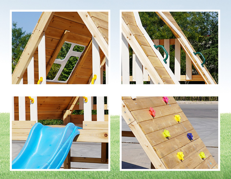 outdoor wooden playground equipment