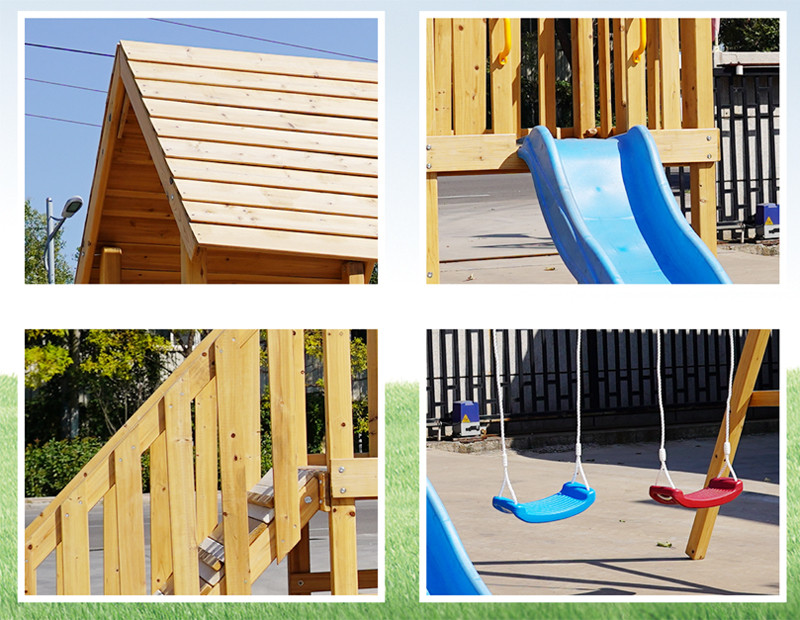 outdoor wooden playground equipment