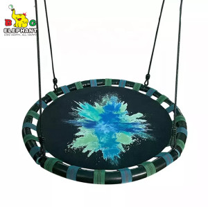 Colorful OEM Platform Saucer Tree Swing with Foldable Package | Play Set Customized