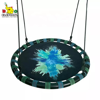 Colorful OEM Platform Saucer Tree Swing with Foldable Package | Play Set Customized