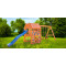 SF3 Outdoor Children's Play Equipment Wooden Swing Set Backyard Slide and Climber Playgrund