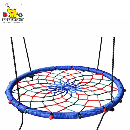 PC-MC10-Round Nest Swing New Pattern Flower Swing baby Indoor Playground outdoor Play set for kids customized manufacturer