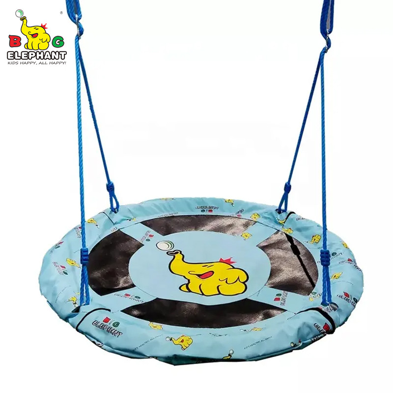 blue platform swing