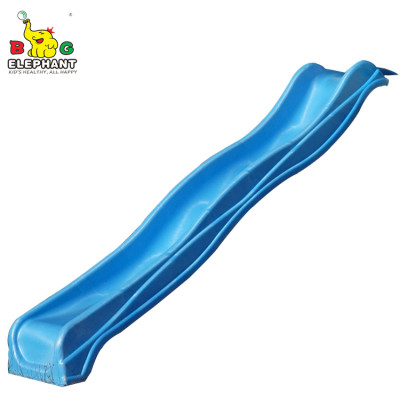 2.2m Wave Slide Outdoor Children Play Equipment Plastic Slide