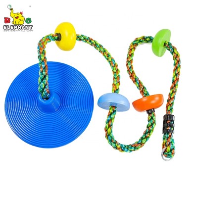 PC-SS13B-Kids Disc Swing Balançoire d'escalade en corde colorée