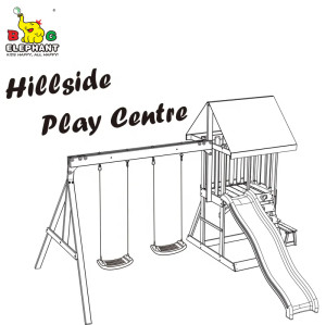 BigElephantPlay Custom Wholesale Wooden Swing Set Playground Equipment