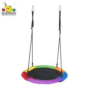 Outdoor Multi-color Swing Children Garden Saucer Swing