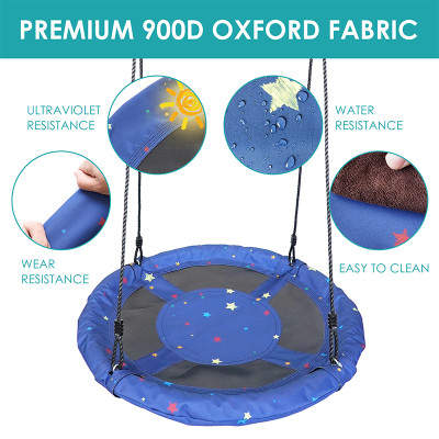 PC-MC04KD custom star pattern detachable and easy to assemble children's saucer swing