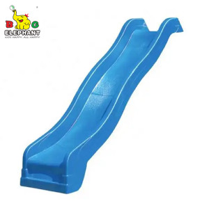 Outdoor Playground Accessories Slide Large Long Plastic Water Wave Plastic Slide for Children