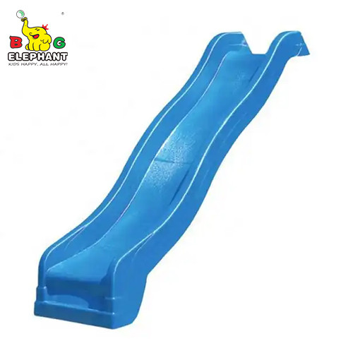 Outdoor Playground Accessories Slide Large Long Plastic Water Wave Plastic Slide for Children