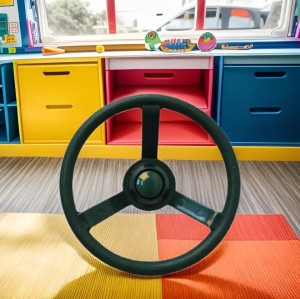 Fashion Cute Kids Plastic Steering Wheel Toddler Steering Wheel Toy Playground Accessories Customized Manufacturer