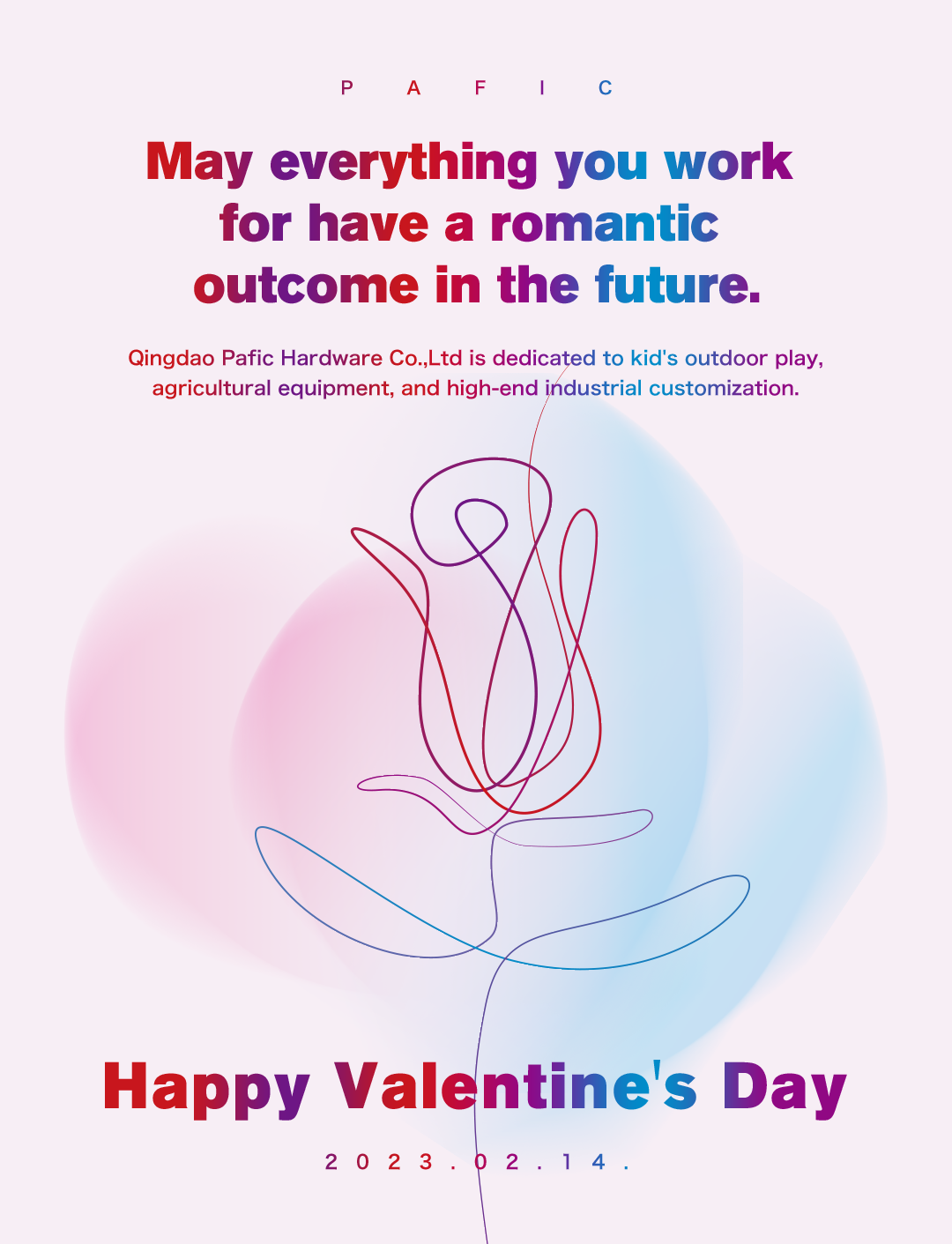 Feliz día de San Valentín-Que todo por lo que trabajas tenga un desenlace romántico en el futuro