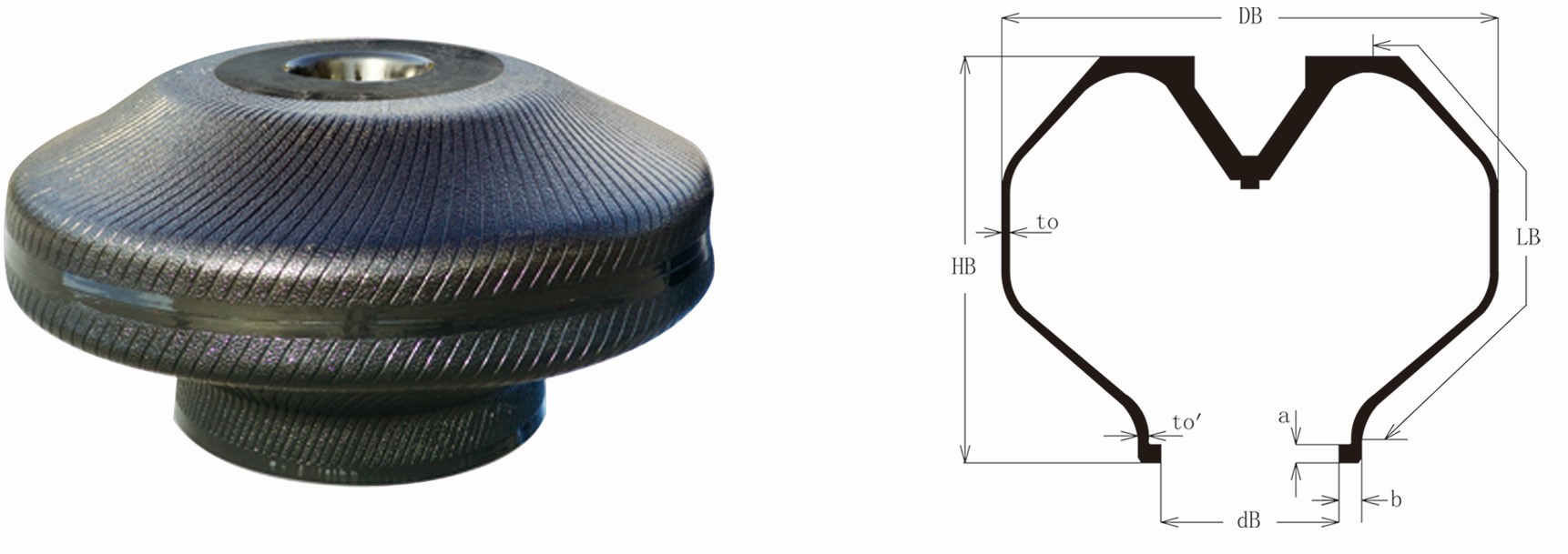 INJECTION A TYPE RADIAL TYRE CURING BLADDER