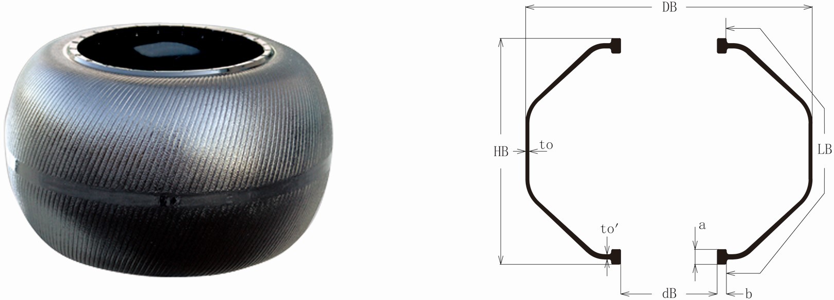 RADIAL TYRE CURING BLADDER