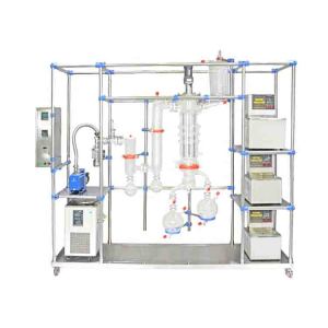 Equipo automático de destilación molecular de corto recorrido de aceite esencial de cáñamo LTSP-50