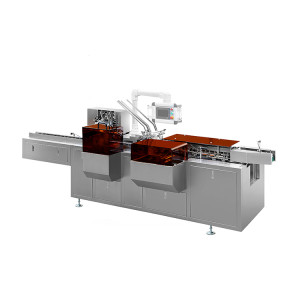 Automatic face mask packer gluer milk packaging carton box labeling Packaging making Machine
