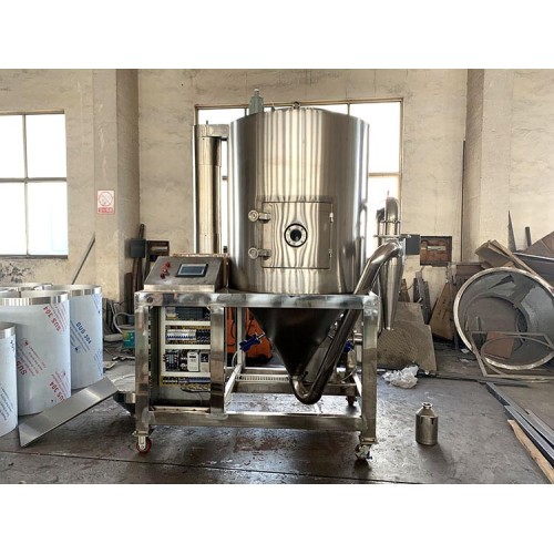 What happens when the spray dryer does not dry or not heat up?