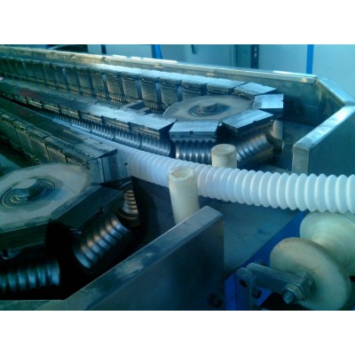 PVC/PA/PE//PP/EVA plastic flexible corrugated pipe extrusion machine China manufacturer-Zhongkaida