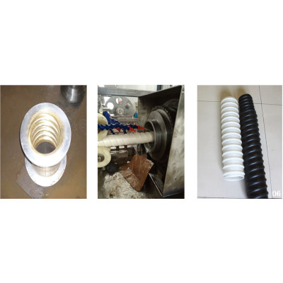 HDPE Prestressed corrugated plastic pipe extrusion machine-Zhongkaida Plastic Machinery