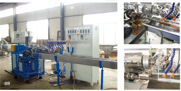 PP/PU steel wire-winding ventilation pipe extrusion machine-Zhongkaida Plastic Machinery
