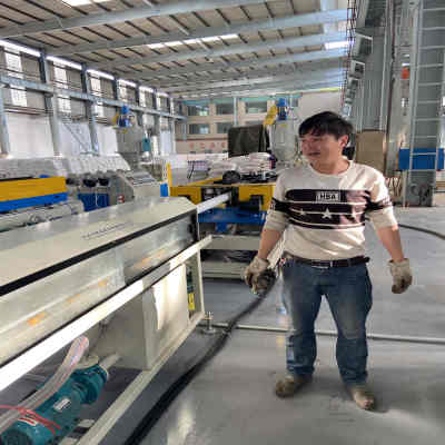 LDPE/LLDPE bamboo corrugated plastic pipe extrusion machine-Zhongkaida Plastic Machinery