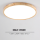 Wooded ceiling light