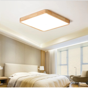 Wooden ceiling light , Square shape