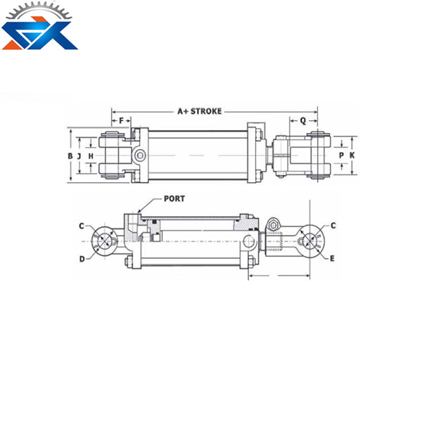 Tie Rod Hydraulic Cylinder