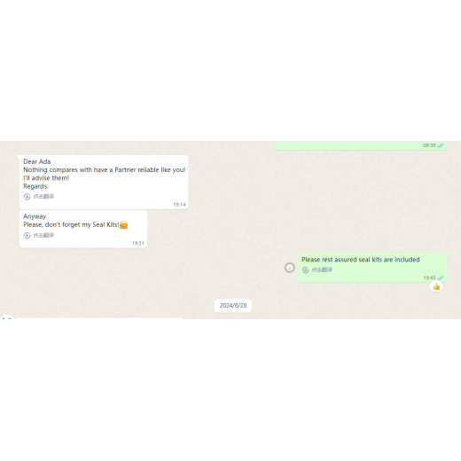 Brazil customer's feedback to Zhongxin 's service and cylinders