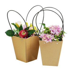 Kraft Paper Flower Pot