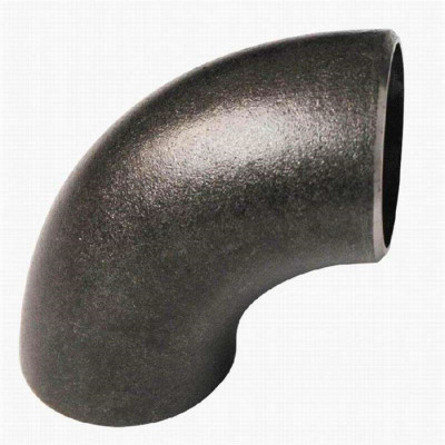 Black Painted 10 Carbon Steel Seamless 90 degree Elbow