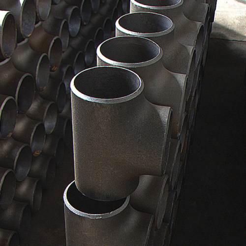 Chinses black iron seamless pipe Tees for pipe connection