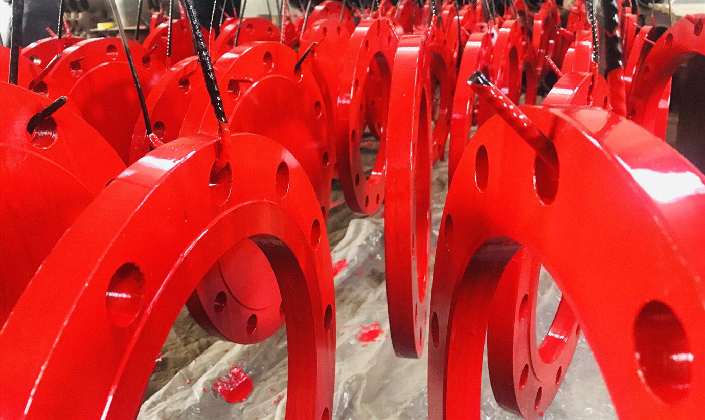 drying red flanges