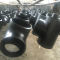 Customized 45 degree reducing  literal pipe Tees butt weld pipe fittings