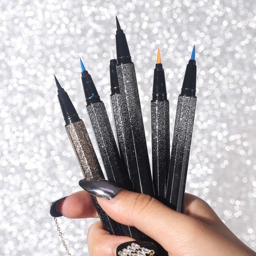 Colored pencil eyeliner, starry sky, color for beginners, long-lasting, waterproof, not easy to smudge, no makeup--D355