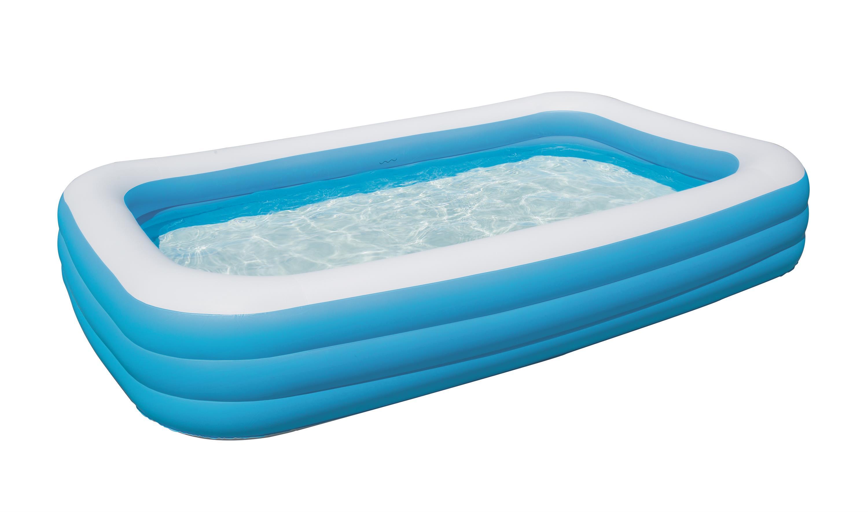 Three-ring rectangular pool