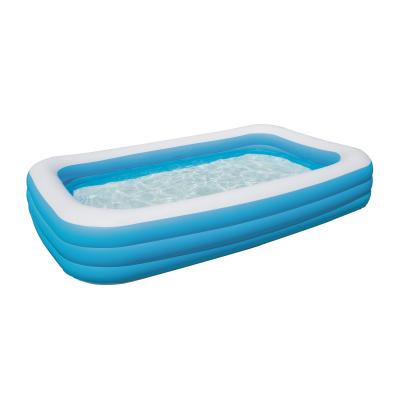 Three-ring rectangular pool