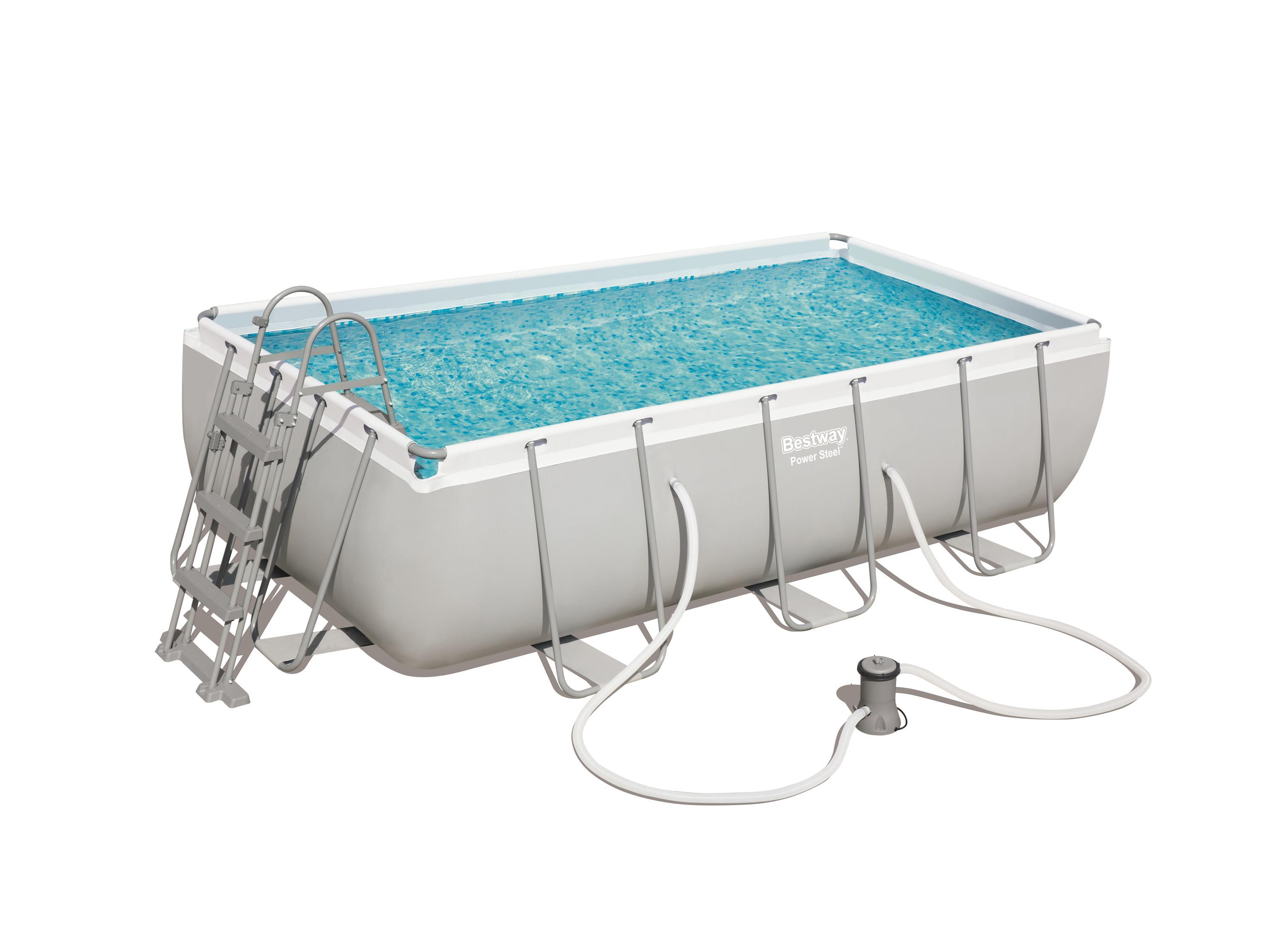 Rectangular bracket pool set