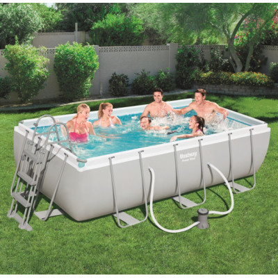 Rectangular bracket pool set