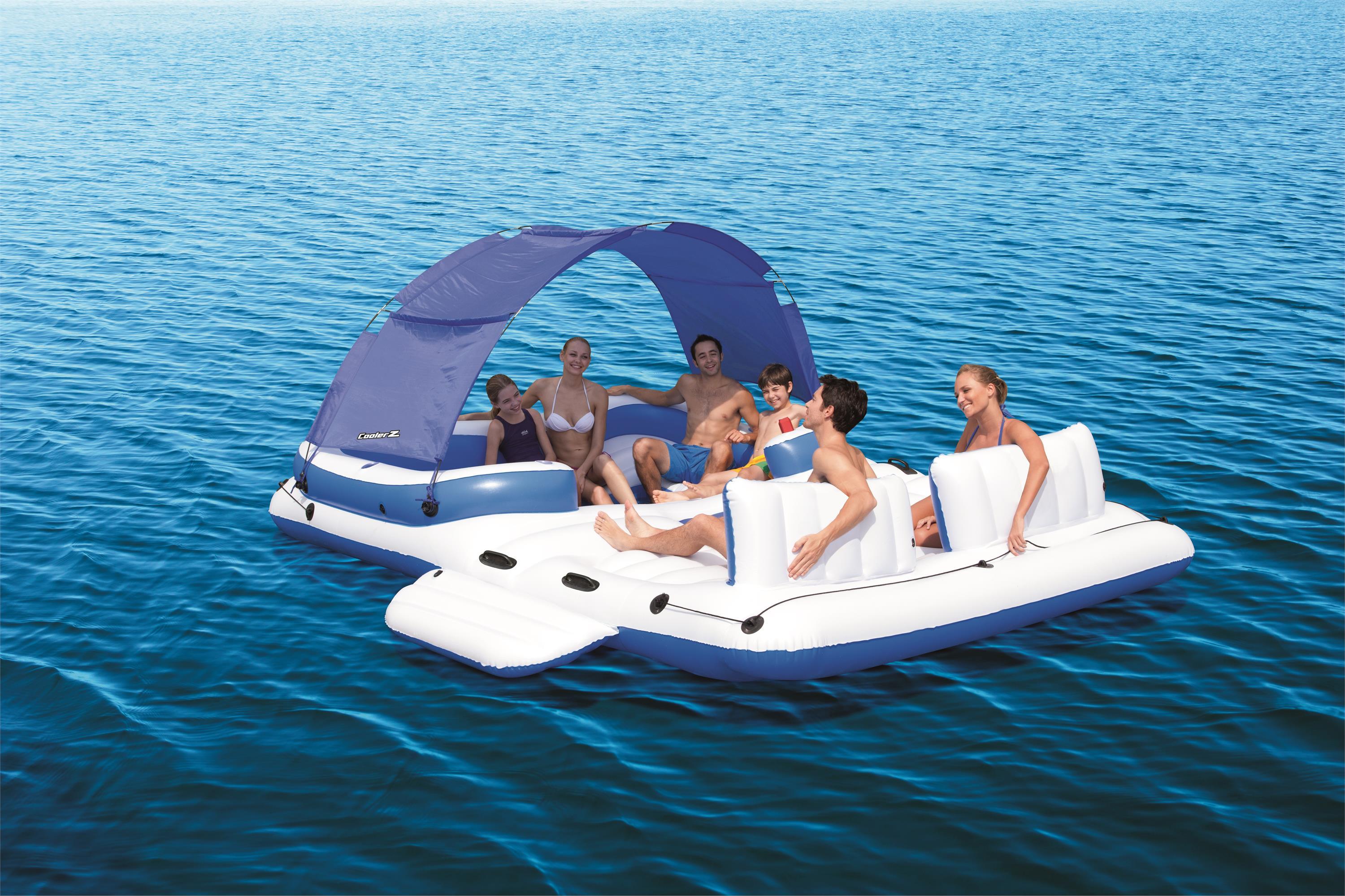 Multi-person floating island