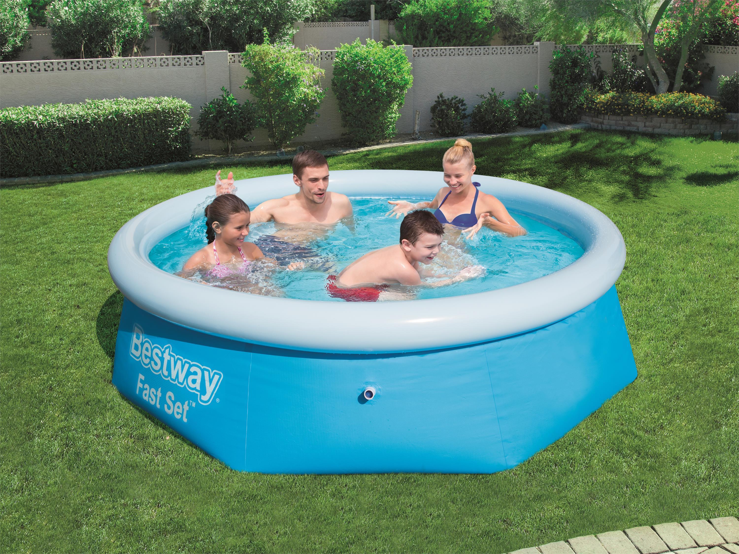 Top ring inflatable pool