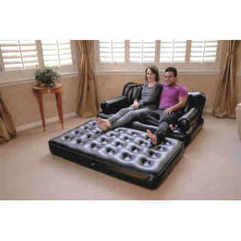5-in-1 double sofa bed