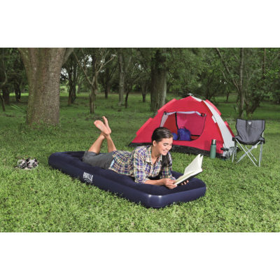 Single flocked mattress