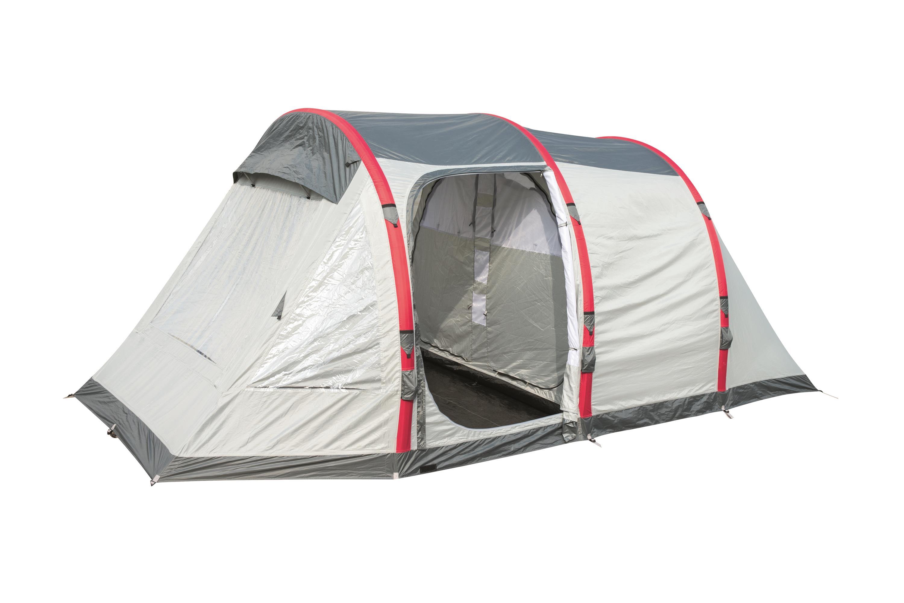 Four-person inflatable tent