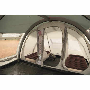 Six-person inflatable tent