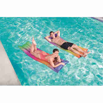 Rainbow floating row