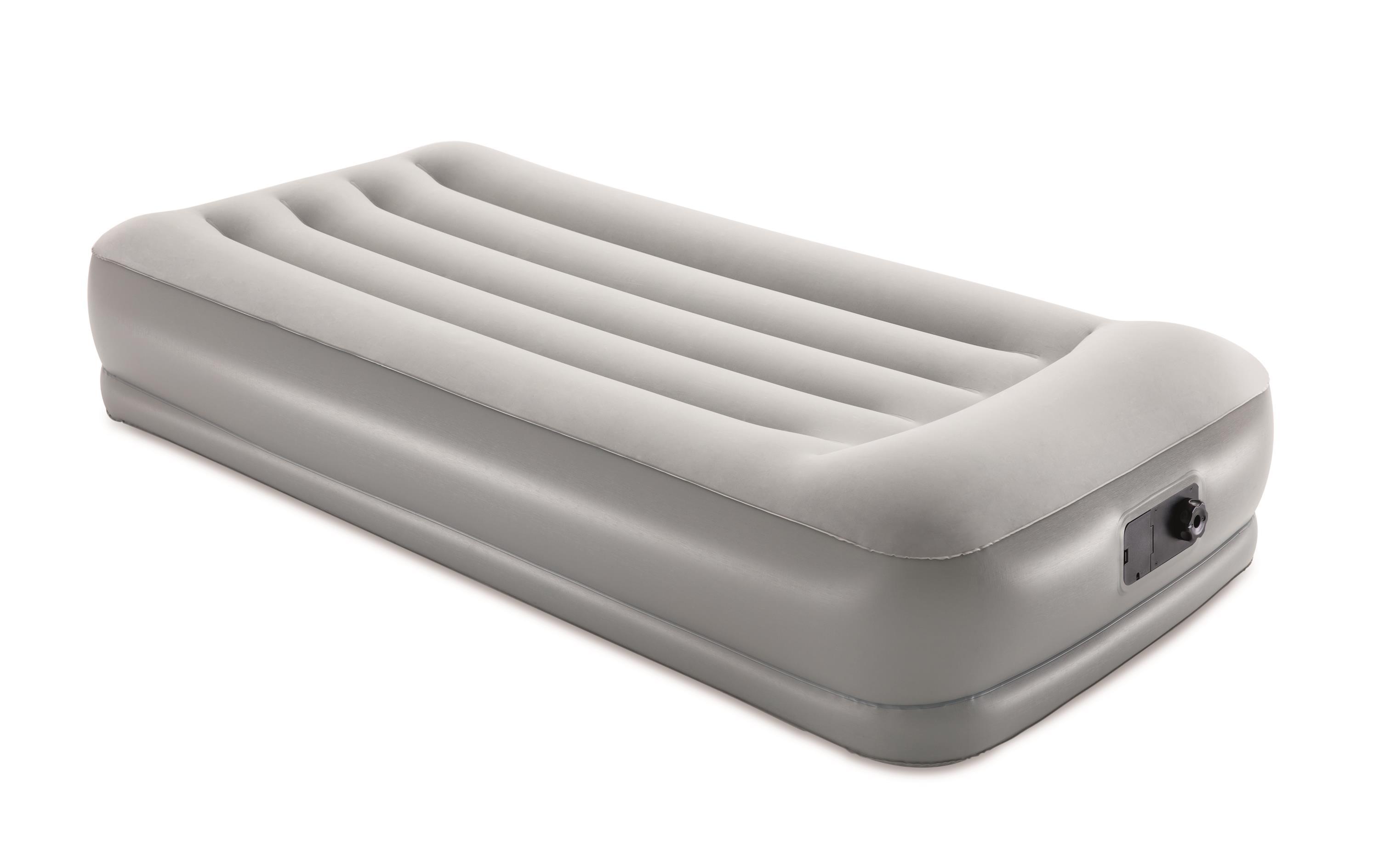 Single double flocking bed